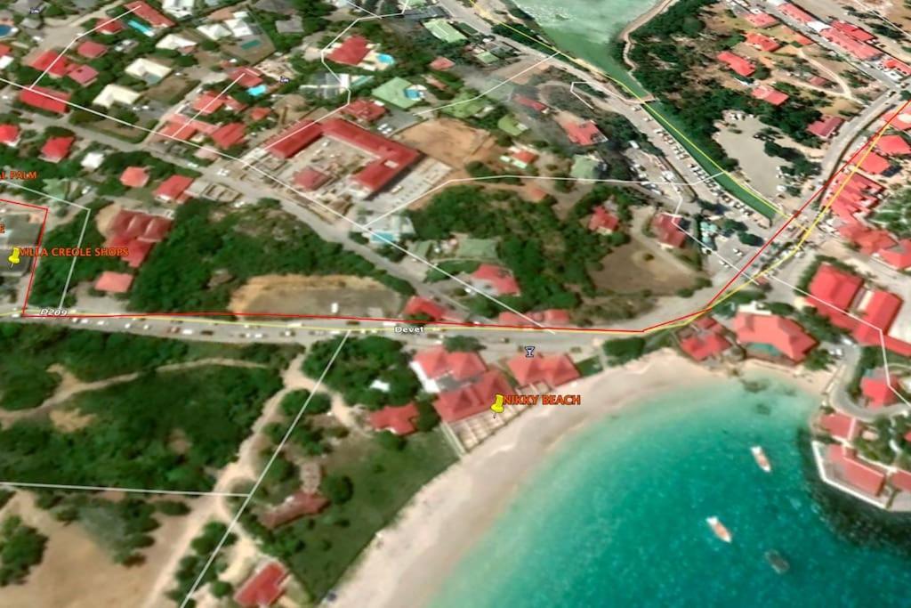 Central Palm St. Barthelemy Eksteriør billede